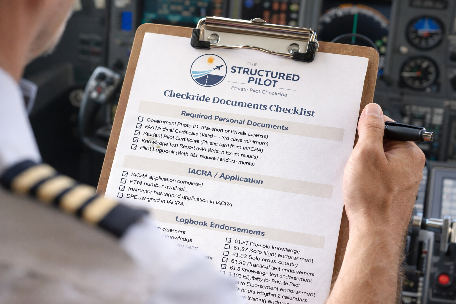 Checkride Documents Checklist
